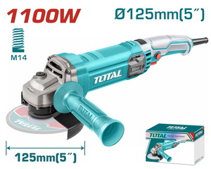 TOTAL Angle grinder 1.100W - 125mm (TG11012556E)