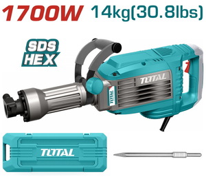 TOTAL Demolition breaker SDS-HEX 1.700W / 50J (TH217068)