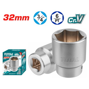 TOTAL 3/4" Hexagonal socket 32mm (THHAST34321)