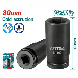 TOTAL 3/4"DR. Impact socket 30mm (THHISD3430L)