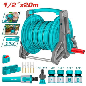 TOTAL Hose reel set (THHR20124)