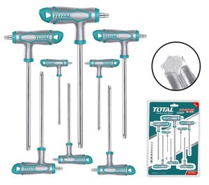 TOTAL T-HANDLE TORX WRENCH SET 8PCS (THHW8083)