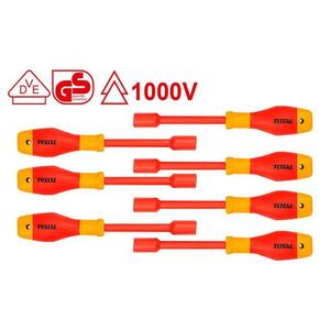 TOTAL 7PCS Insulated nut screwdriver set (THKISD0701)