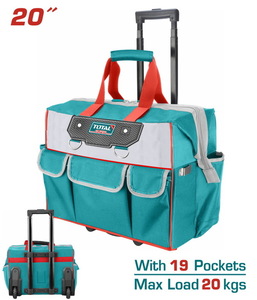 TOTAL Rolling rigid tool bag (THRRTB2012)