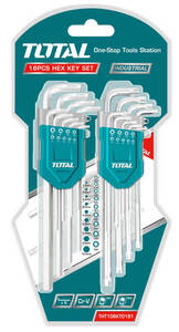 TOTAL SET HEX KEY + TORX KEY 18 PCS (THT106KT0181)