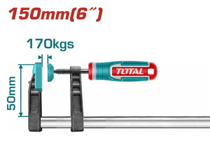 TOTAL F clamp with plastic handle (THT1320501)