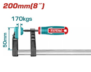 TOTAL F clamp with plastic handle (THT1320502)
