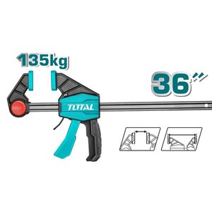 TOTAL Quick bar clamps 36" / 80X900mm (THT1346803)