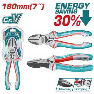 TOTAL High leverage diagonal cutting pliers (THT230706S)