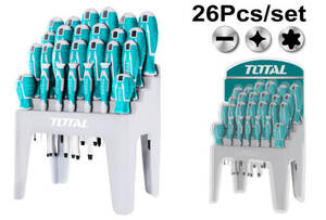 TOTAL 26PCS SCREWDRIVER SET (THT250626)