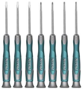 TOTAL 7 PCS PRECISION SCREWDRIVER SET (THT250726)