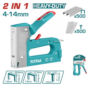 TOTAL Heavy duty 2 In 1 staple gun (THT31148)