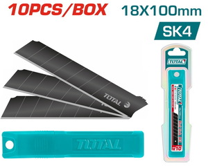 TOTAL 10 Pcs 18mm knife blades set (THTCB181)