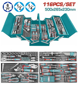 TOTAL 116 Pcs Tools chest set (THTCS351167)