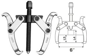 TOTAL TWO JAWS PULLER 6