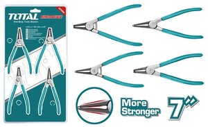 TOTAL CIRCLIP PLIERS SET 7" 4PCS (THTJ214042)