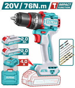 TOTAL Compact Brushless Cordless Impact Drill (TIDLI207686E)