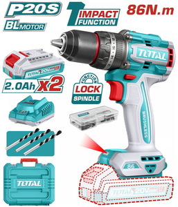 TOTAL Brushless Cordless Impact Drill (TIDLI208687E)