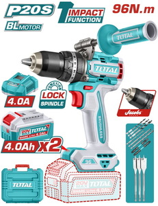 TOTAL Brushless cordless impact drill (TIDLI209686E)