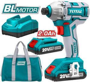 TOTAL IMPACT DRIVER Li - ion 20V / 2Ah / 170Nm (TIRLI2002)