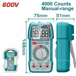 TOTAL Digital multimeter (TMT536002)