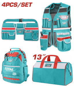 TOTAL 4 Pcs Tool bag set (TOS230908)