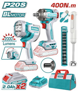 TOTAL Cordless 3 Pcs combo kit (TOSLI240961E)