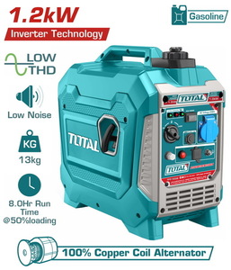 TOTAL Inverter gasoline generator 1.100W (TP515006)