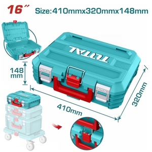 TOTAL 16" Stackable Tool Box (TPBXS101)