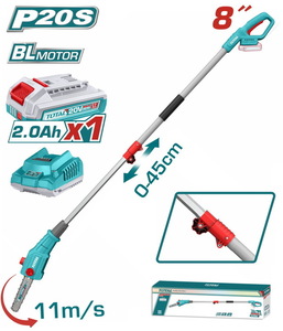 TOTAL Cordless pole saw (TPSLI20281E)