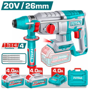 TOTAL Cordless rotary hammer (TRHLI262085E)