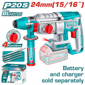 TOTAL ΕΠΑΓΓ. ΠΝΕΥΜΑΤΙΚΟ ΠΙΣΤΟΛΕΤΟ ΜΠΑΤ. Li-ion 20V / 24mm ΧΩΡΙΣ ΜΠΑΤΑΡΙΑ & ΦΟΡΤΙΣΤΗ (TRHLI20248)