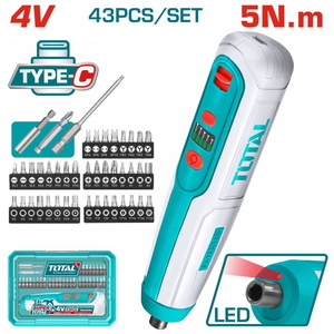 TOTAL Cordless screwdriver (TSDLI04062)
