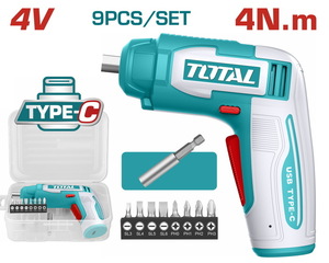 TOTAL Cordless screwdriver (TSDLI0458)