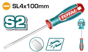 TOTAL Slotted screwdriver (TSDSL4100)