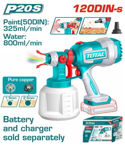 TOTAL Cordless spray gun (TSGLI2004)