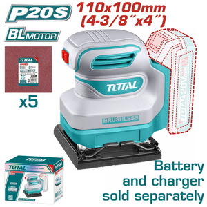 TOTAL Cordless sheet sander (TSHSLI2024)