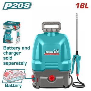 TOTAL Cordless backpack sprayer 20V (TSPLI2016)